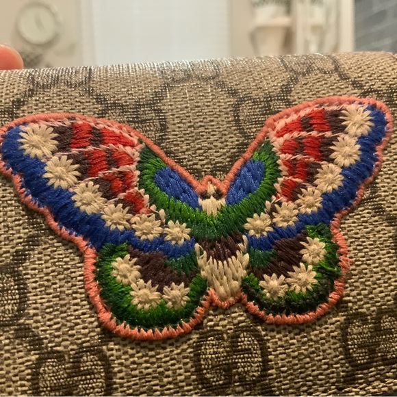 Gucci compact Wallet GG 456867 Butterfly Japan Exclusive - Picture 9 of 11